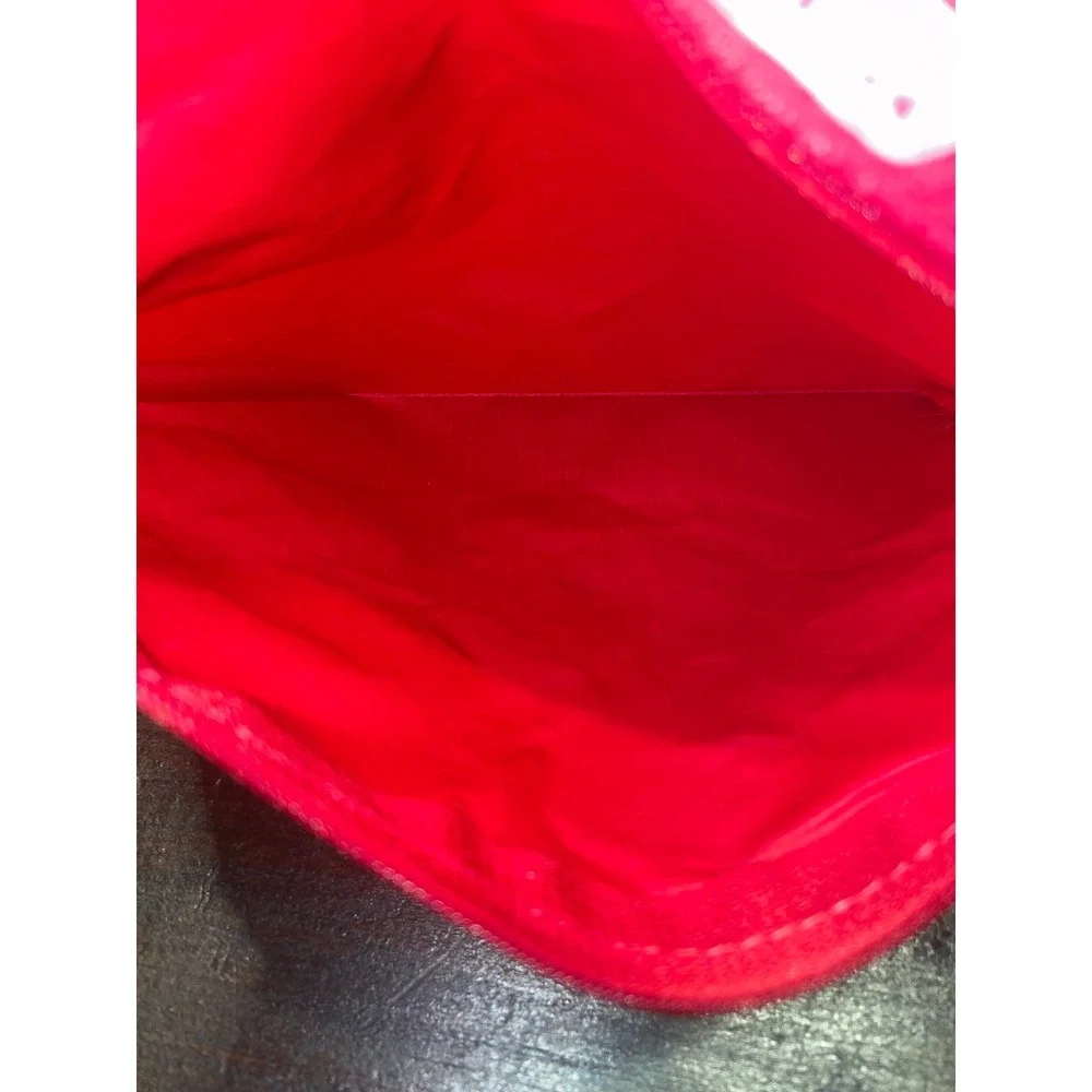 LeSportsac Red Cosmetic Pouch Travel Organizer Zippered Pouch‎